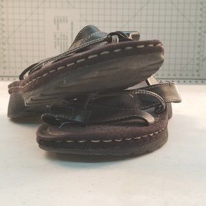 Rugged Outback Brown Leather Sandals 8